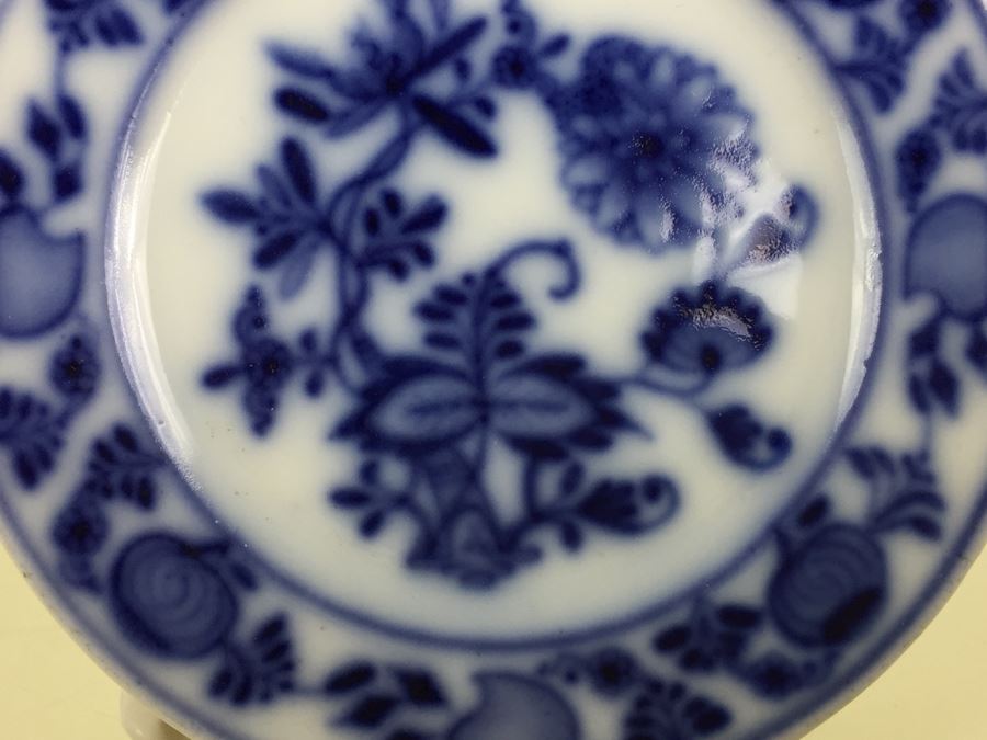 Set Of 6 Meissen Porcelain Blue And White Place Card Holders For Events Weddings [Photo 14]