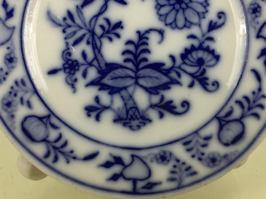 Set Of 6 Meissen Porcelain Blue And White Place Card Holders For Events Weddings [Photo 19]