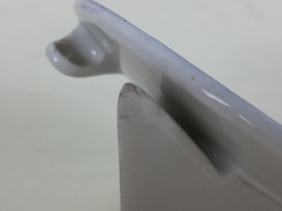 Set Of 6 Meissen Porcelain Blue And White Place Card Holders For Events Weddings [Photo 17]