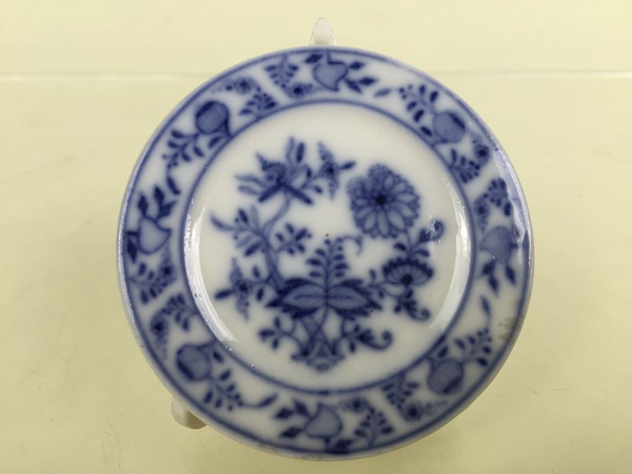 Set Of 6 Meissen Porcelain Blue And White Place Card Holders For Events Weddings [Photo 29]