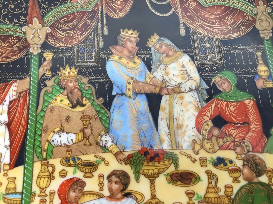 Set Of 3 Limited Edition Bradford Exchange Russian Plates With Frames For Wall Display [Photo 9]