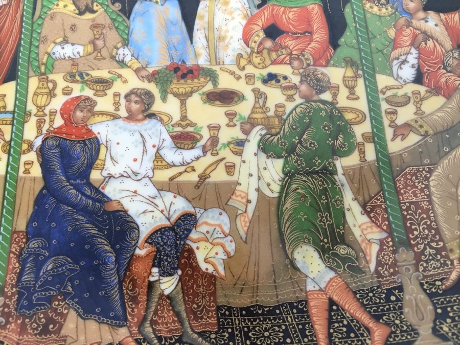 Set Of 3 Limited Edition Bradford Exchange Russian Plates With Frames For Wall Display [Photo 12]