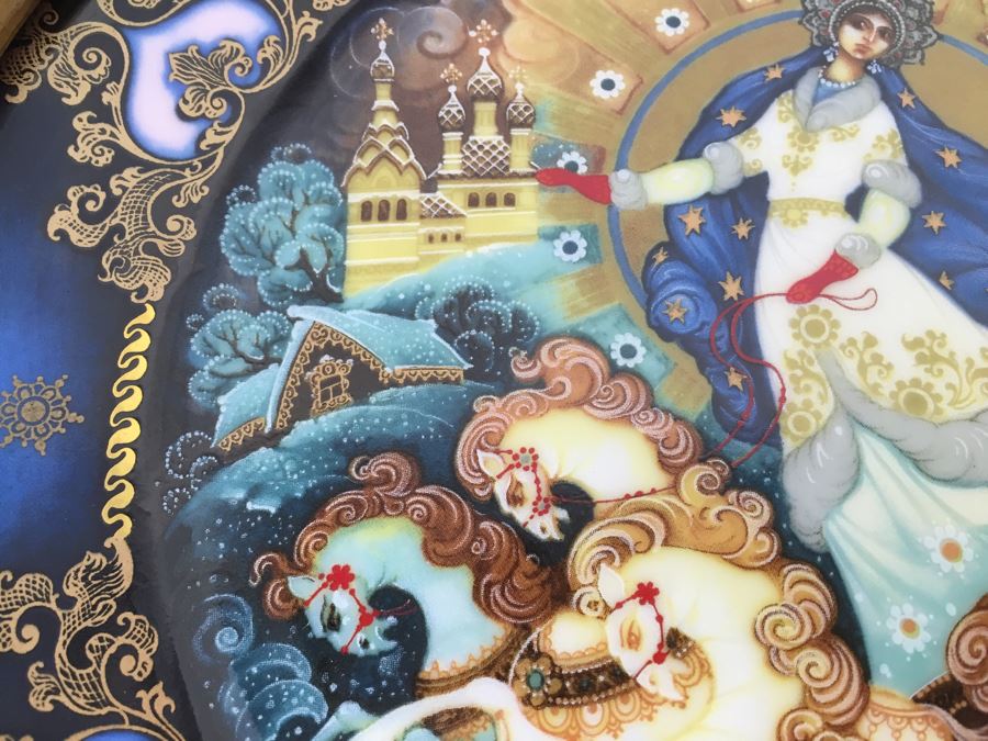 Set Of 3 Limited Edition Bradford Exchange Russian Plates With Frames For Wall Display [Photo 19]