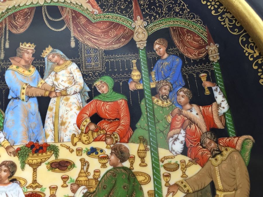 Set Of 3 Limited Edition Bradford Exchange Russian Plates With Frames For Wall Display [Photo 14]