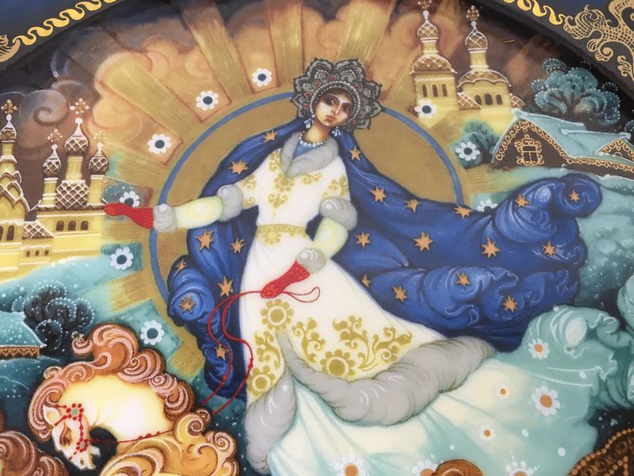 Set Of 3 Limited Edition Bradford Exchange Russian Plates With Frames For Wall Display [Photo 18]