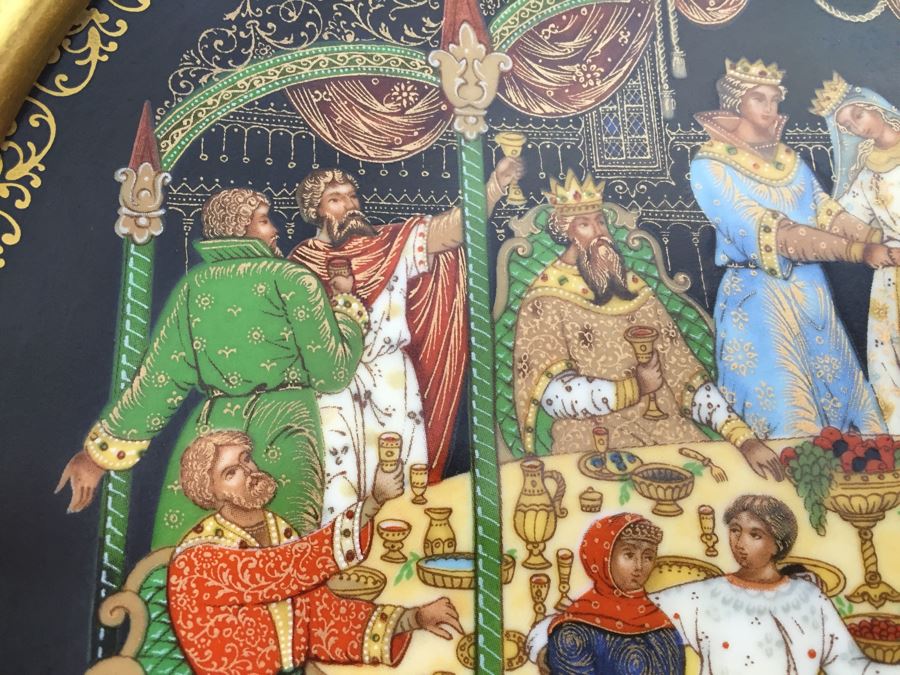 Set Of 3 Limited Edition Bradford Exchange Russian Plates With Frames For Wall Display [Photo 10]