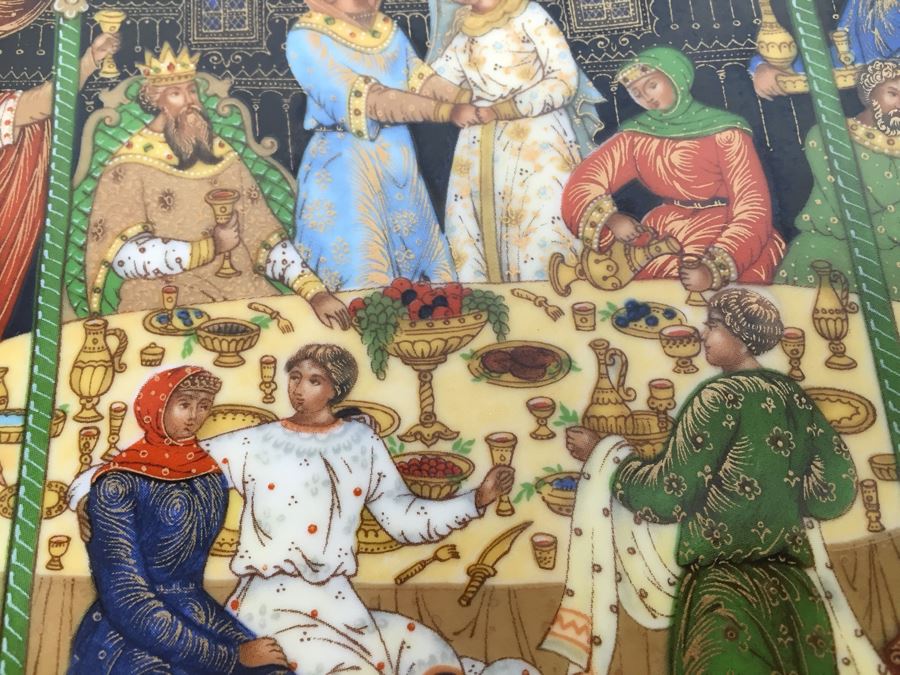 Set Of 3 Limited Edition Bradford Exchange Russian Plates With Frames For Wall Display [Photo 15]