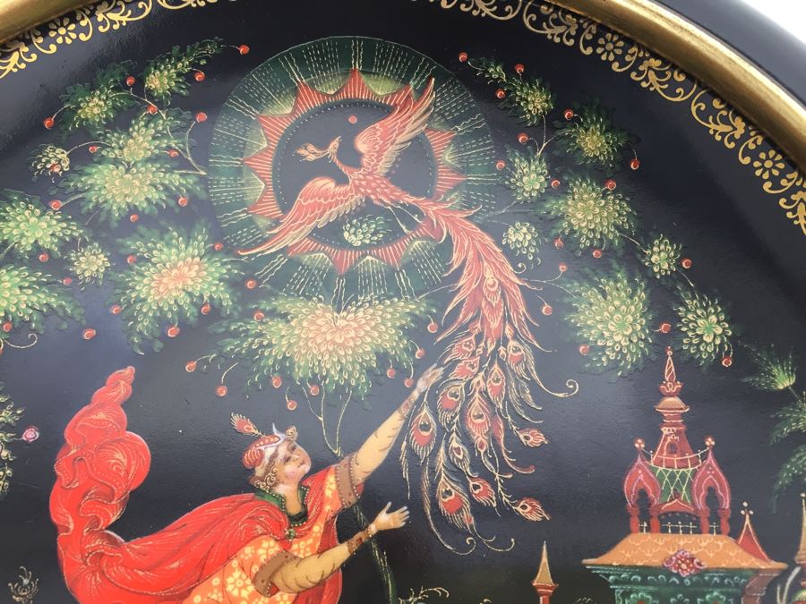 Set Of 3 Limited Edition Bradford Exchange Russian Plates With Frames For Wall Display [Photo 6]