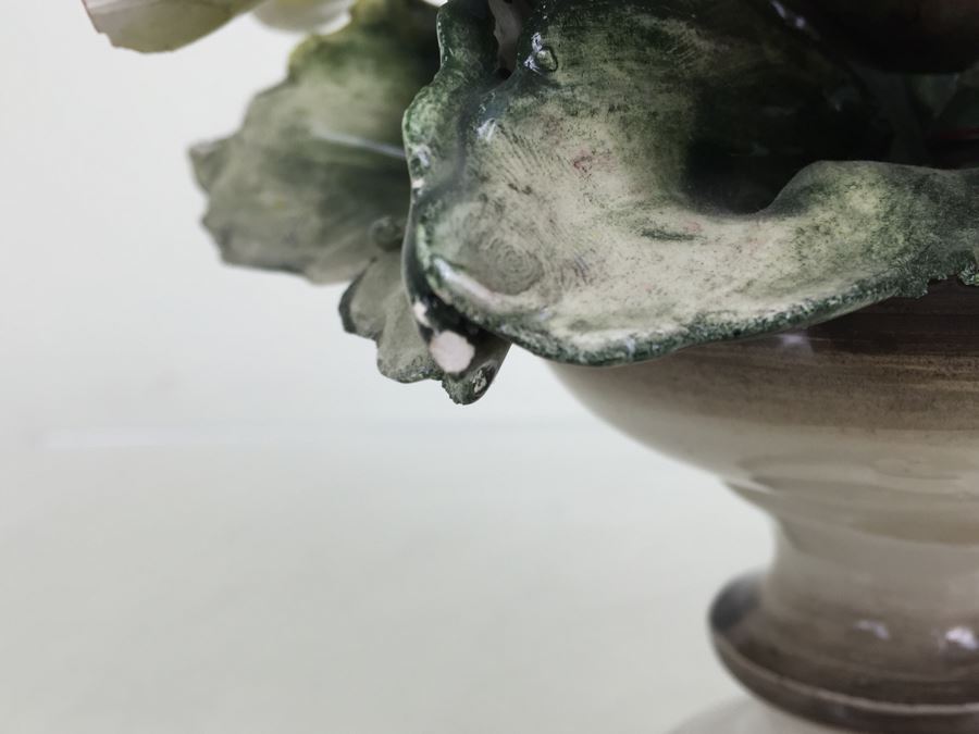 Vintage Capodimonte Flower Basket [Photo 10]