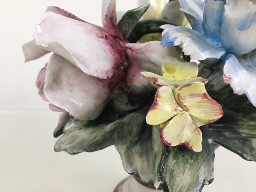 Vintage Capodimonte Flower Basket [Photo 7]