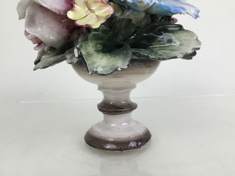 Vintage Capodimonte Flower Basket [Photo 5]