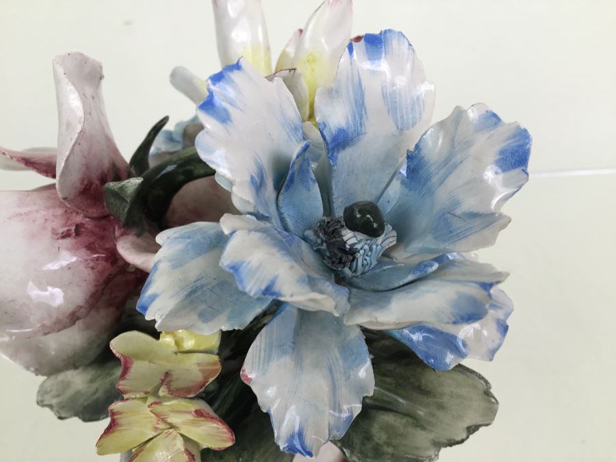 Vintage Capodimonte Flower Basket [Photo 2]