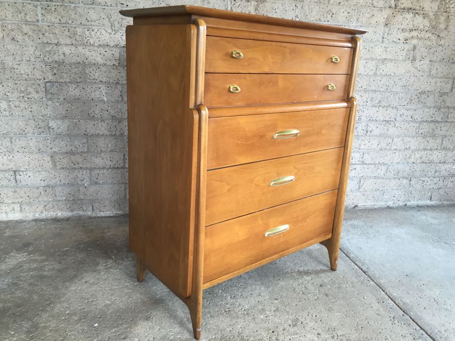 John Van Koert For Drexel Mid-Century Modern 1959 Projection Series Dresser Chest Of Drawers [Photo 2]