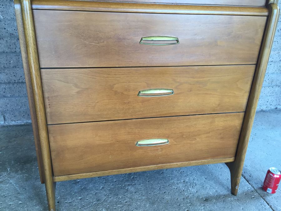 John Van Koert For Drexel Mid-Century Modern 1959 Projection Series Dresser Chest Of Drawers [Photo 7]
