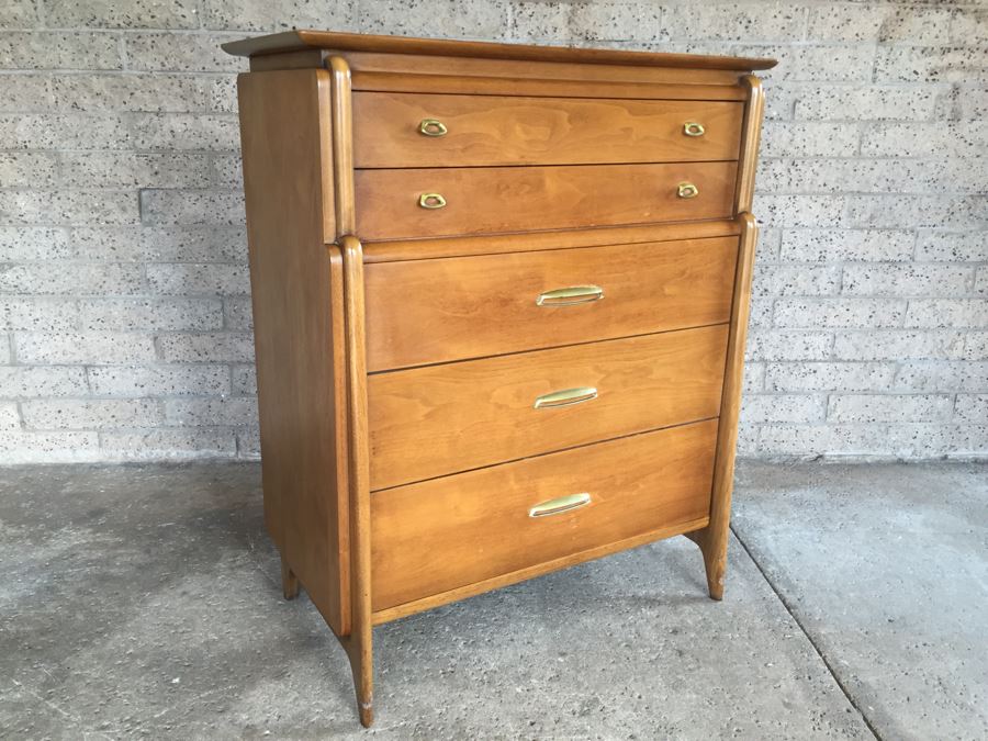 John Van Koert For Drexel Mid-Century Modern 1959 Projection Series Dresser Chest Of Drawers [Photo 12]