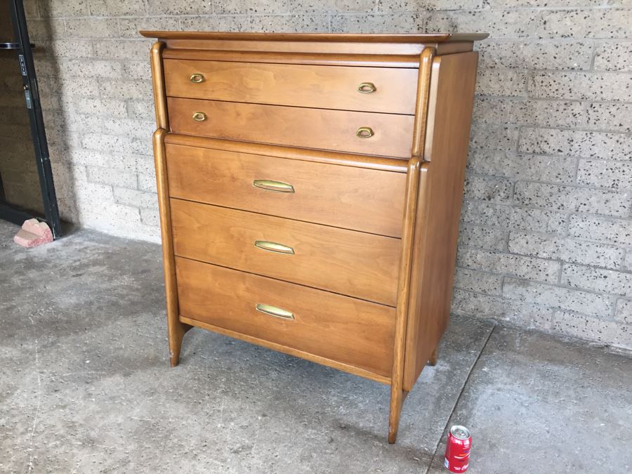 John Van Koert For Drexel Mid-Century Modern 1959 Projection Series Dresser Chest Of Drawers [Photo 5]