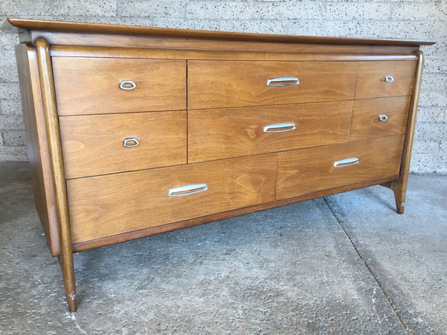 John Van Koert For Drexel Mid-Century Modern 1959 Projection Series Dresser Chest Of Drawers [Photo 14]