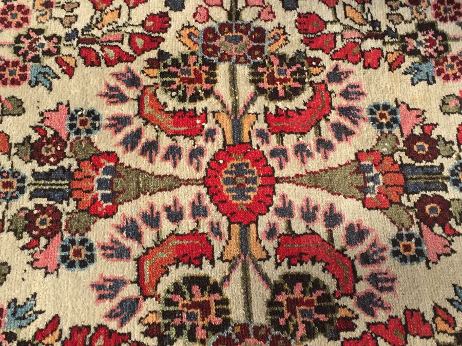Small Hand Knotted Wool Persian Rug From Iran [Photo 13]