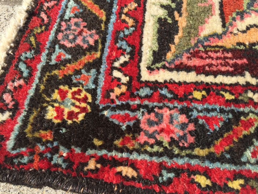 Small Hand Knotted Wool Persian Rug From Iran [Photo 11]