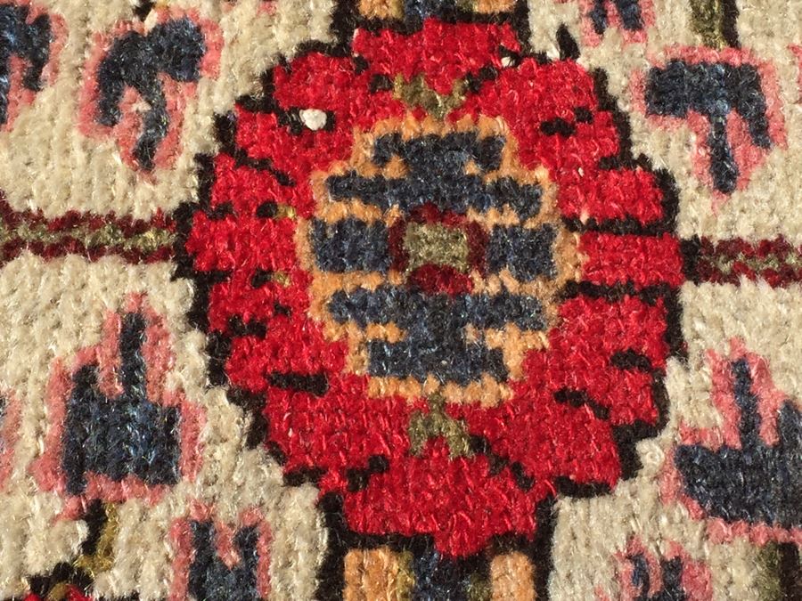 Small Hand Knotted Wool Persian Rug From Iran [Photo 7]