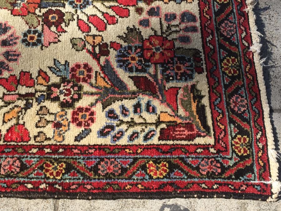 Small Hand Knotted Wool Persian Rug From Iran [Photo 6]