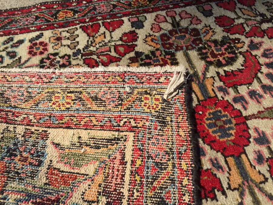 Small Hand Knotted Wool Persian Rug From Iran [Photo 15]