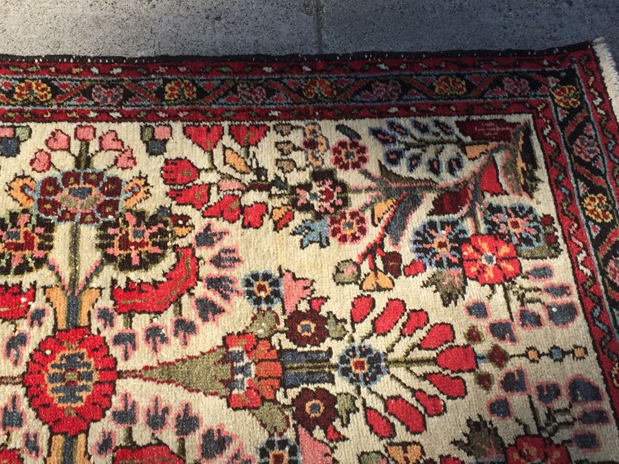 Small Hand Knotted Wool Persian Rug From Iran [Photo 5]