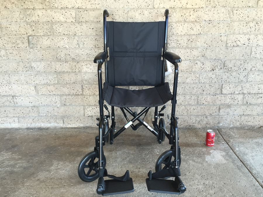 Drive Medical Lightweight Black Transport Wheelchair New With Tags [Photo 11]