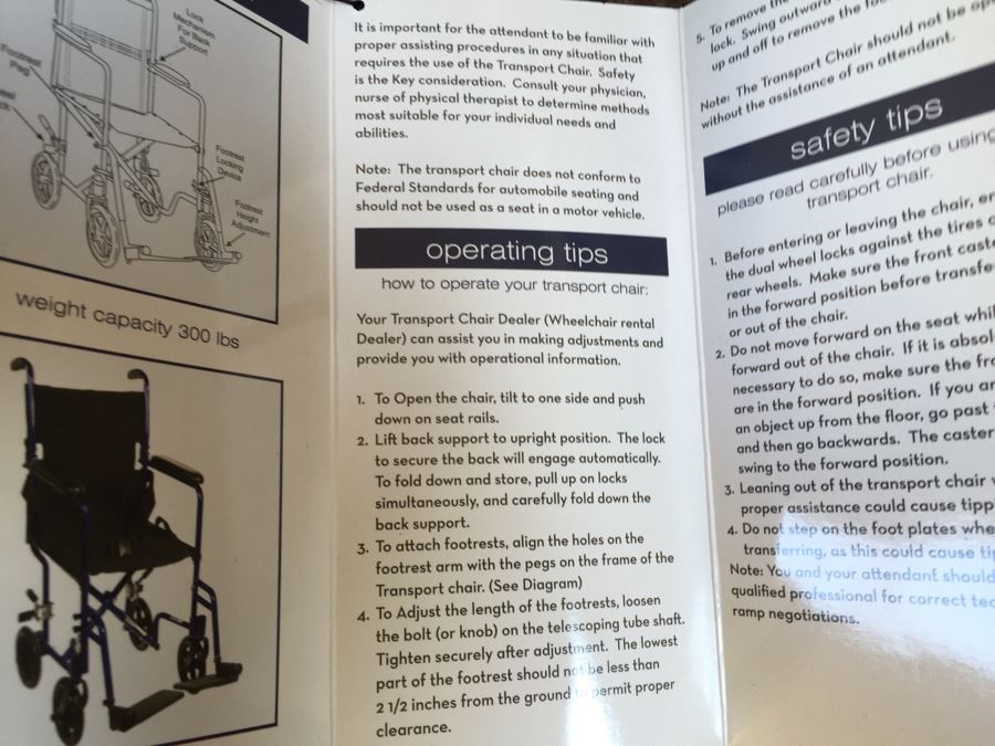 Drive Medical Lightweight Black Transport Wheelchair New With Tags [Photo 10]