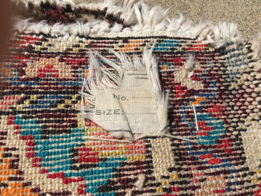 Vintage Hand Woven Wool Persian Area Rug [Photo 3]