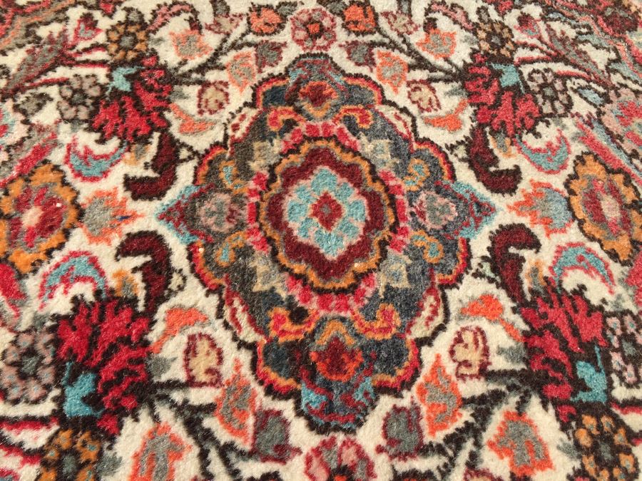 Vintage Hand Woven Wool Persian Area Rug [Photo 4]