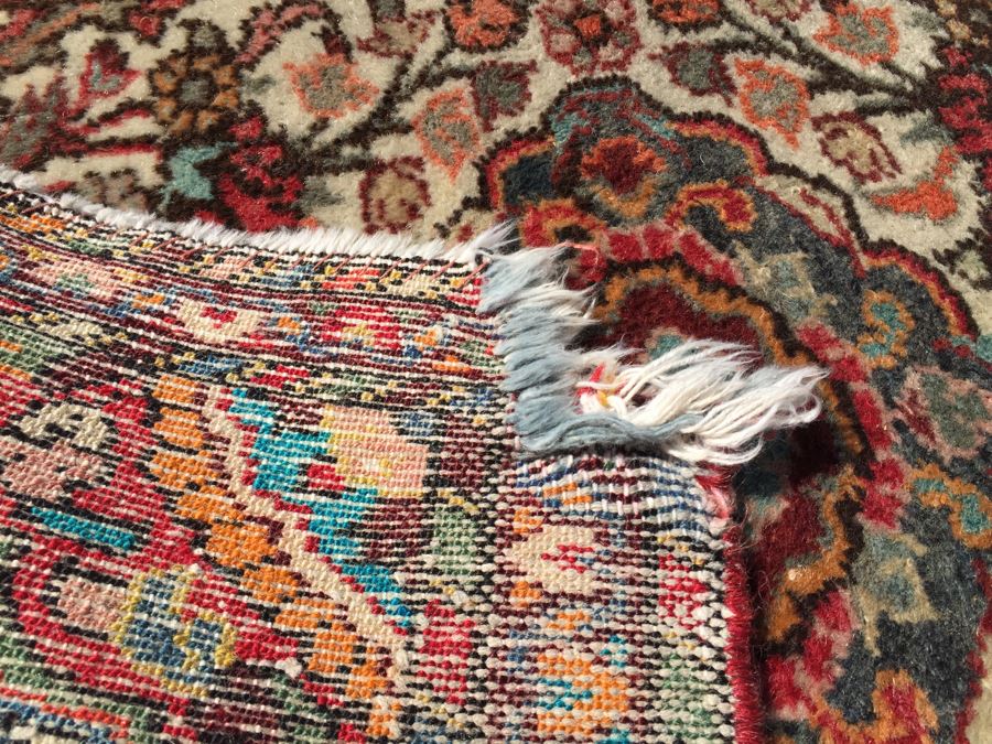 Vintage Hand Woven Wool Persian Area Rug [Photo 10]