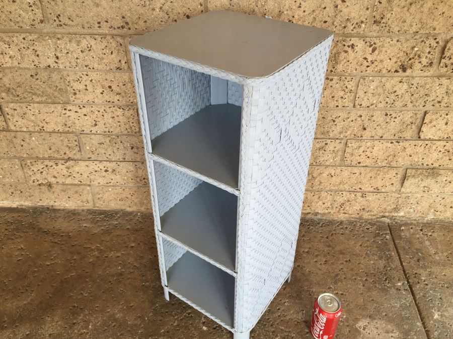 Vintage Woven Wicker Shelving [Photo 4]