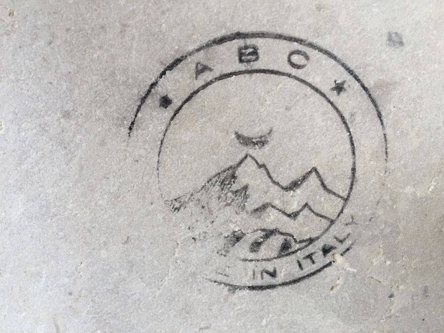 Heirloom Quality WEIMAN Round Coffee Table With Italian Marble Top [Photo 2]