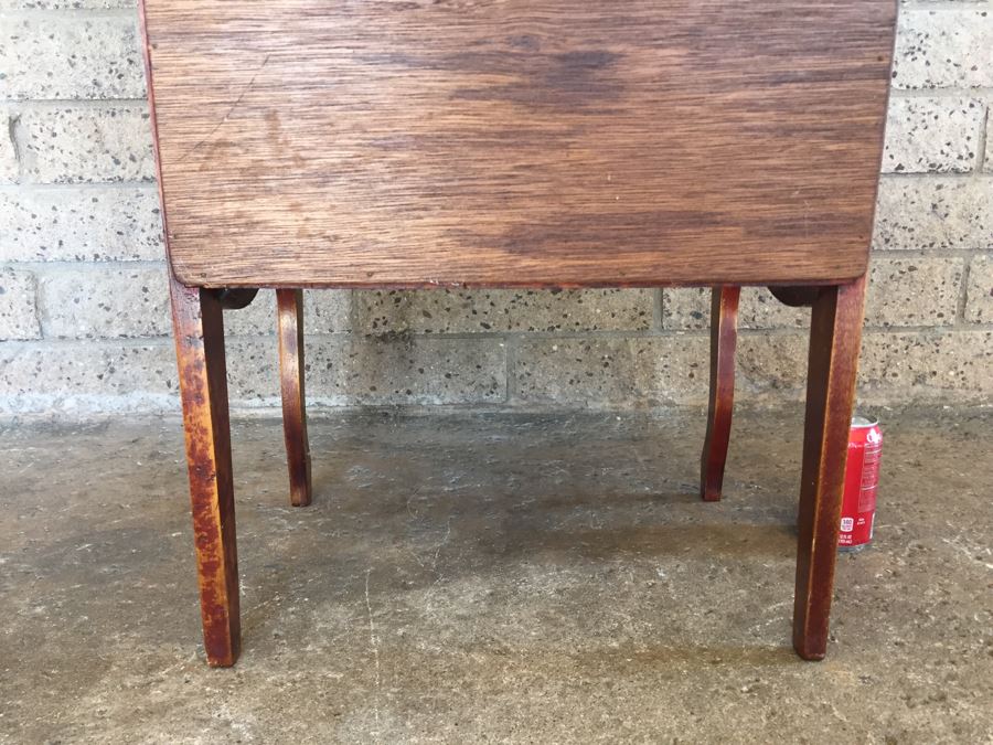 Stunning Vintage Liquor Bar Cabinet With Lock And Skeleton Key With Brilliant Red Streaks Throughout Wood [Photo 20]