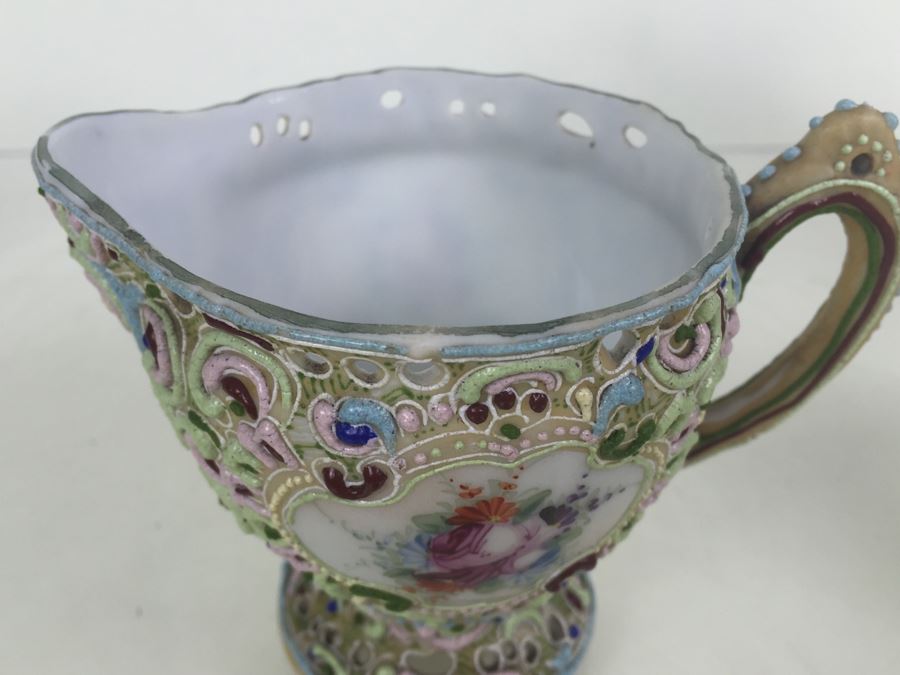 Ornate Japanese L R Nippon Tea Coffee Set [Photo 36]