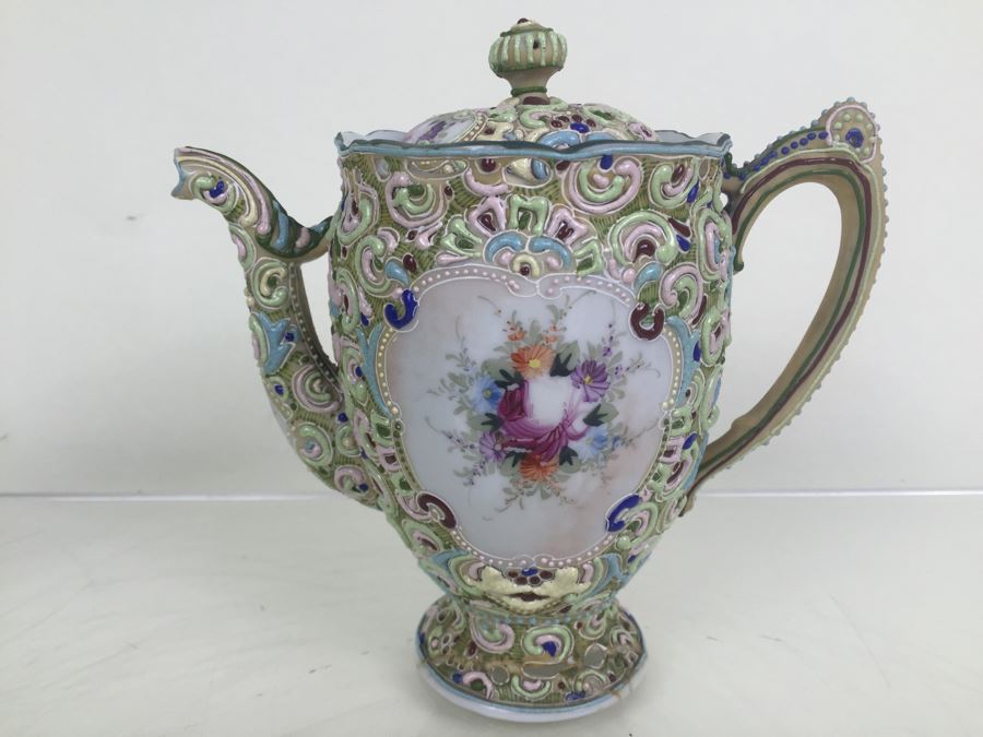 Ornate Japanese L R Nippon Tea Coffee Set [Photo 2]