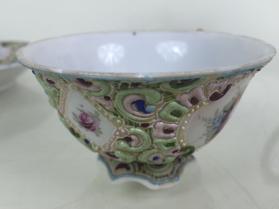 Ornate Japanese L R Nippon Tea Coffee Set [Photo 29]