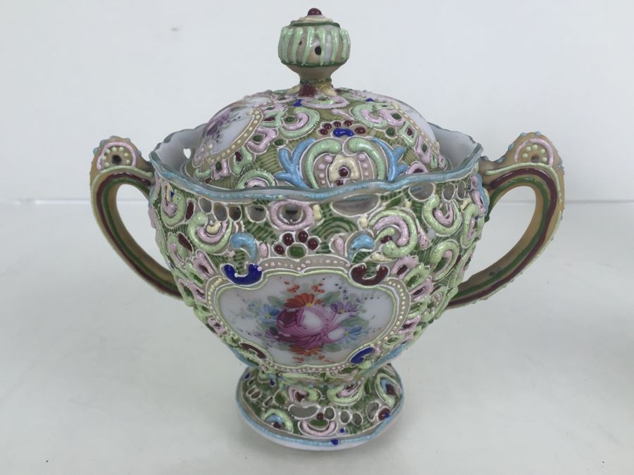 Ornate Japanese L R Nippon Tea Coffee Set [Photo 41]