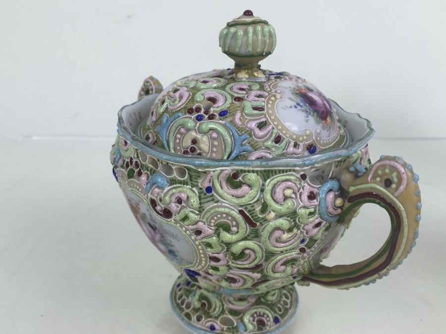 Ornate Japanese L R Nippon Tea Coffee Set [Photo 45]