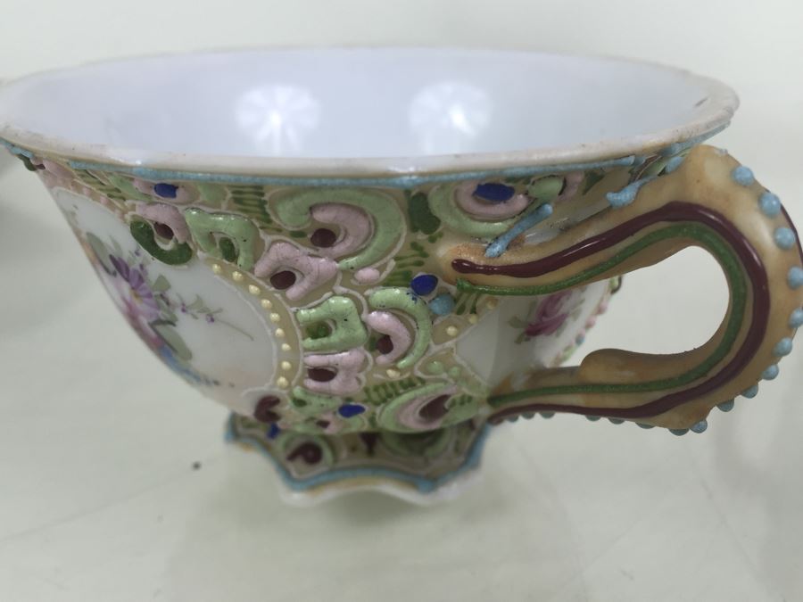 Ornate Japanese L R Nippon Tea Coffee Set [Photo 31]