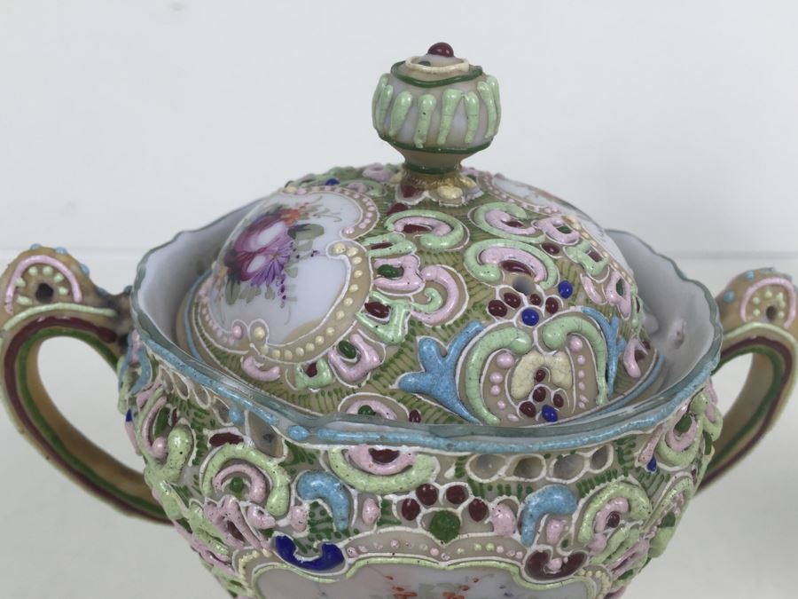 Ornate Japanese L R Nippon Tea Coffee Set [Photo 48]