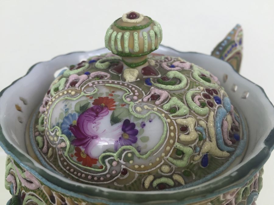 Ornate Japanese L R Nippon Tea Coffee Set [Photo 13]