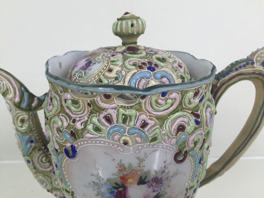 Ornate Japanese L R Nippon Tea Coffee Set [Photo 7]