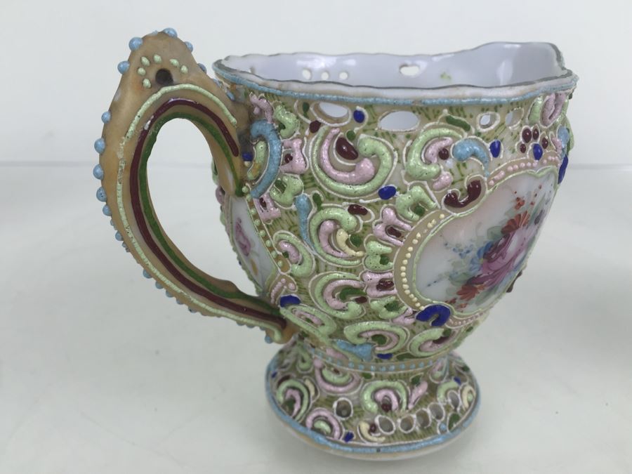 Ornate Japanese L R Nippon Tea Coffee Set [Photo 40]