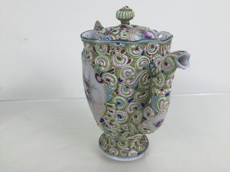 Ornate Japanese L R Nippon Tea Coffee Set [Photo 14]