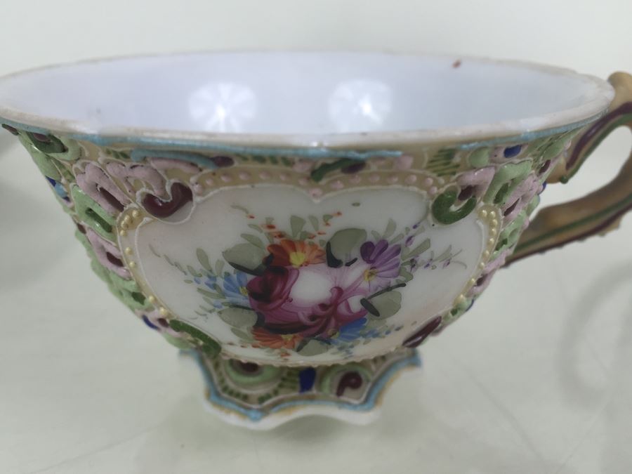 Ornate Japanese L R Nippon Tea Coffee Set [Photo 30]