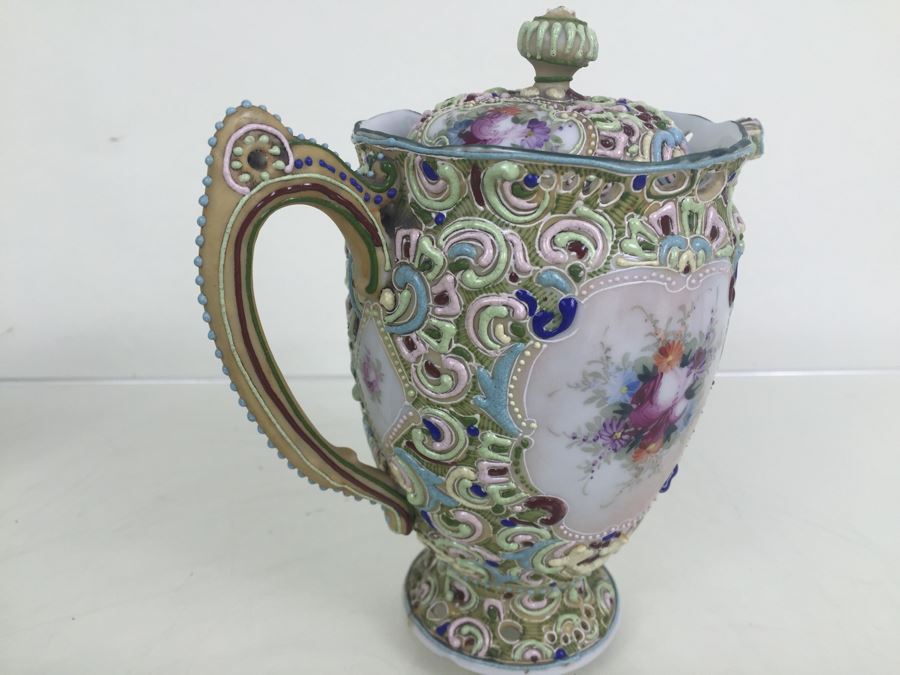 Ornate Japanese L R Nippon Tea Coffee Set [Photo 17]