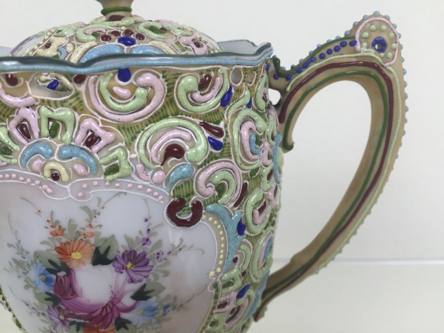 Ornate Japanese L R Nippon Tea Coffee Set [Photo 8]