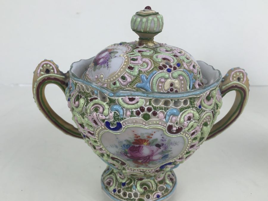 Ornate Japanese L R Nippon Tea Coffee Set [Photo 46]